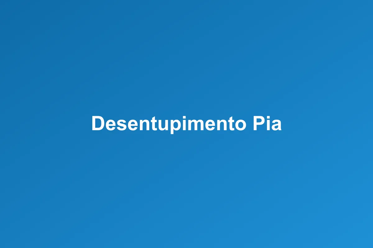 Desentupimento profissional em Campina Grande